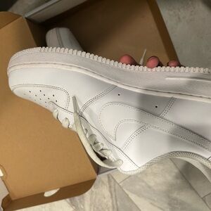 Nike White Leather Sneakers